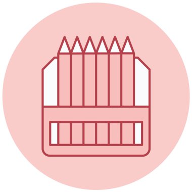 Kalem simgesinin vektör illüstrasyonu