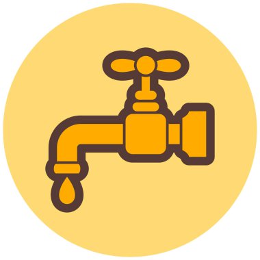 su musluğu vektör simgesi