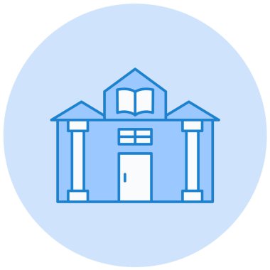 Üniversite. Web simgesi basit tasarım