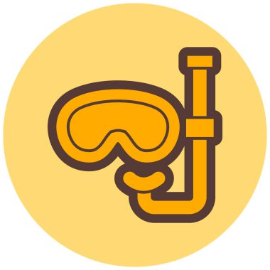 Tüplü dalış. Web simgesi