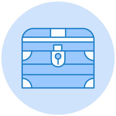 Çanta. Web simgesi basit illüstrasyon