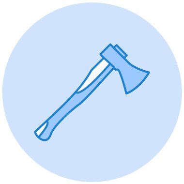 Axe vektör simgesi modern basit illüstrasyon