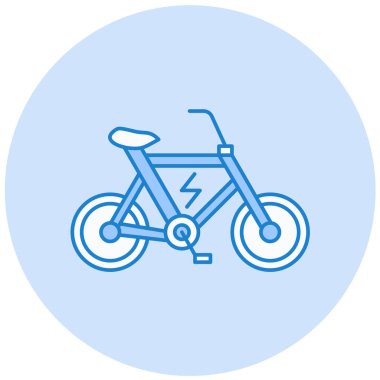 bisiklet ikonu vektör illüstrasyonu