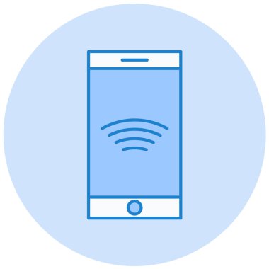 Cep telefonu. Basit resimleme