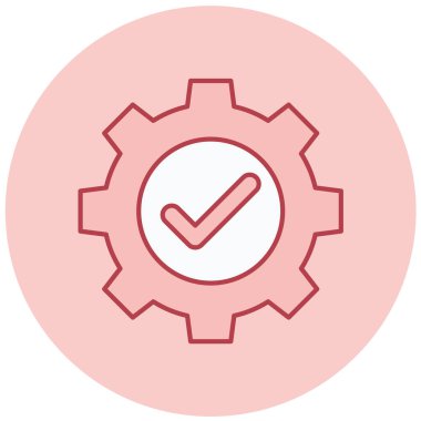 Ayarlar. Web simgesi basit illüstrasyon