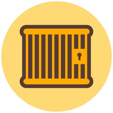 dükkan düz vektör simgesi