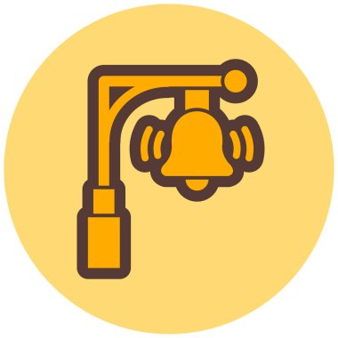 Alarm! Web simgesi basit illüstrasyon