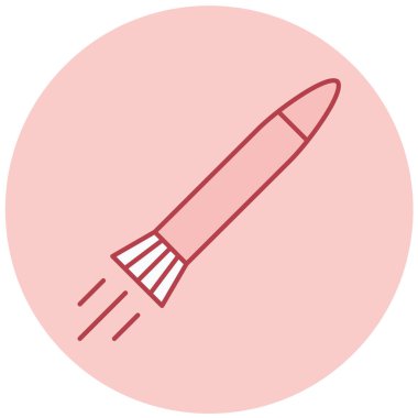 Kalem. Web simgesi basit illüstrasyon