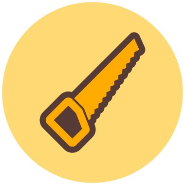 Gördüm. Web simgesi basit illüstrasyon