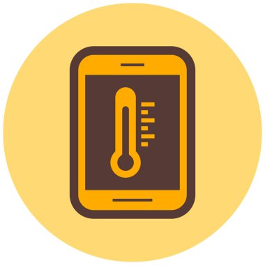 Cep telefonu. Web simgesi basit tasarım