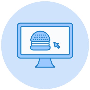 fast food. Basit tasarım