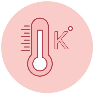 Termometre. Web simgesi basit tasarım