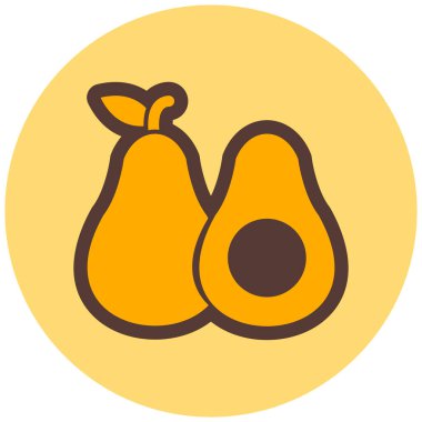 Yemek. Web simgesi basit illüstrasyon