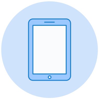 Cep telefonu. Web simgesi basit tasarım