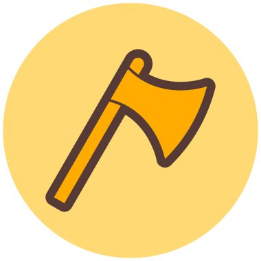 Balta. Web simgesi basit illüstrasyon