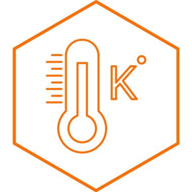 termometre simgesi vektör illüstrasyonu