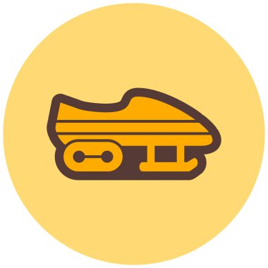 Kaykay. Web simgesi basit illüstrasyon