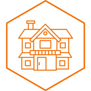 ev simgesi vektör illüstrasyonu