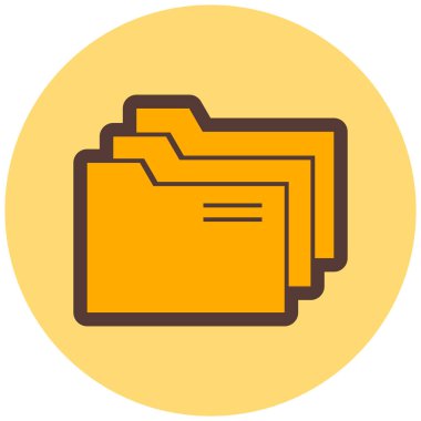 Dosya. Web simgesi basit illüstrasyon