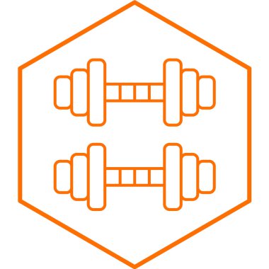 dumb bells icon, simple design vector illustration