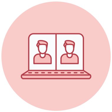 kullanıcı. Web simgesi basit illüstrasyon