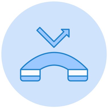 - Telefon. Web simgesi basit illüstrasyon 