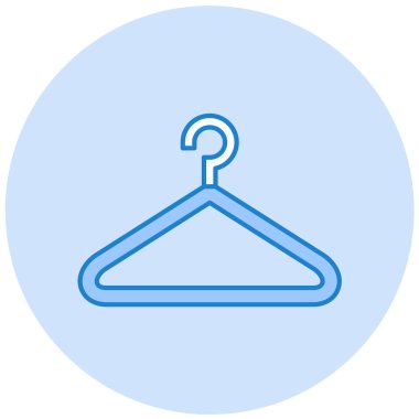 askı simgesi, vektör illüstrasyonu