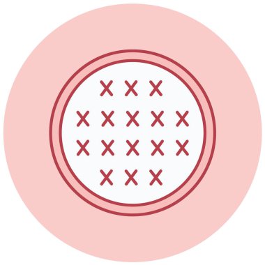 Bisküvi. Web simgesi basit illüstrasyon