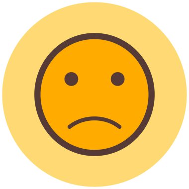 emoji. Web simgesi basit illüstrasyon