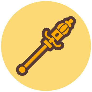 Tek bir personel simgesinin vektör resmi.