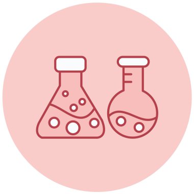 Şişeler. Web simgesi basit tasarım