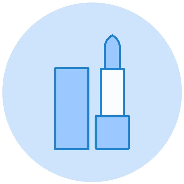 Lippenstift Web Icoon Eenvoudige Illustratie — Stockvector