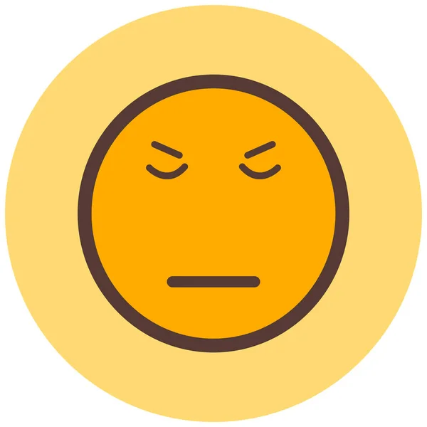 Emoji Ícone Web Ilustração Simples —  Vetores de Stock