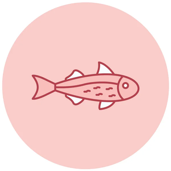 Рыба Иконка Сайта — стоковый вектор