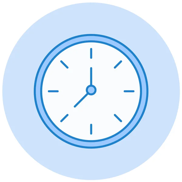 Clock Web Icon Simple Illustration — Stock Vector