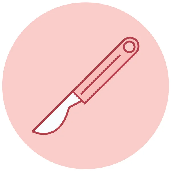 Bıçak Web Simgesi Basit Tasarım — Stok Vektör