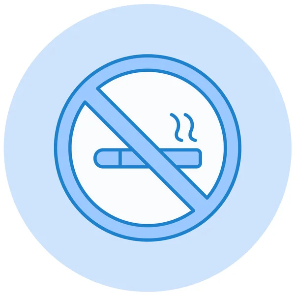 Illustration Vectorielle Icône Non Fumeur — Image vectorielle