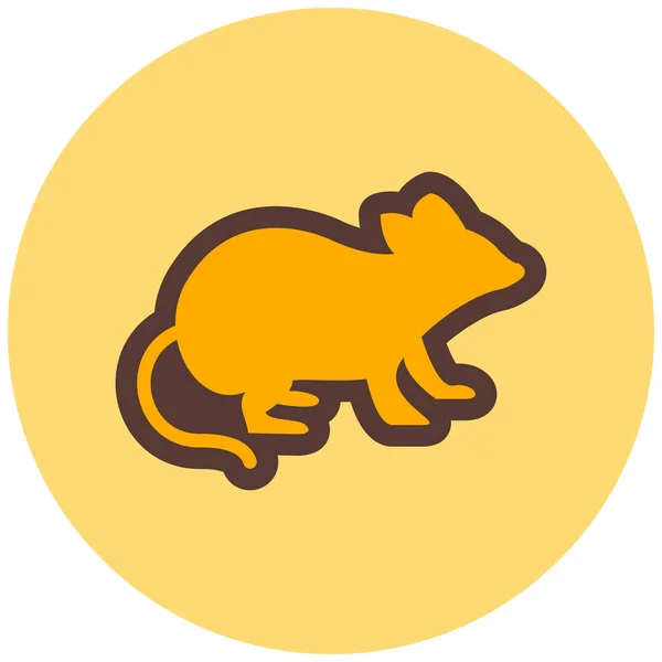 Squirrel Web Icon Simple Illustration — Stock Vector