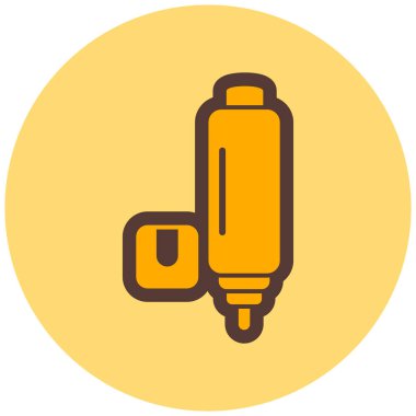 kalem modern simgesinin vektör illüstrasyonu