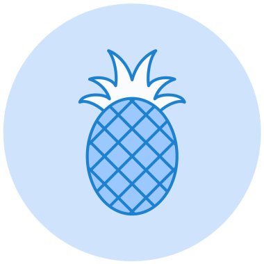 ananas vektör simgesi