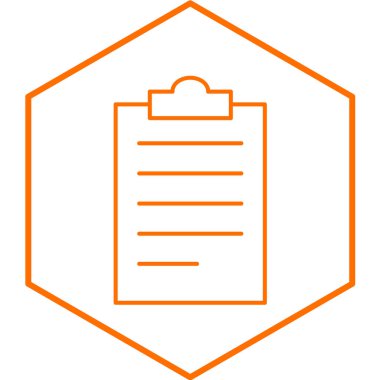 belge simgesi vektör illüstrasyonu