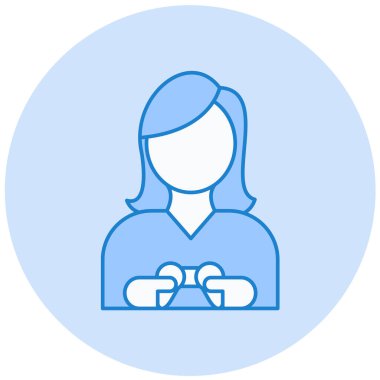 avatar. Web simgesi basit illüstrasyon