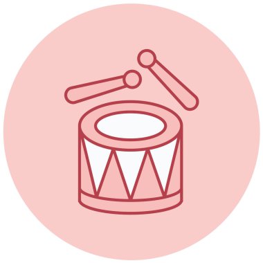 davul. Web simgesi basit tasarım