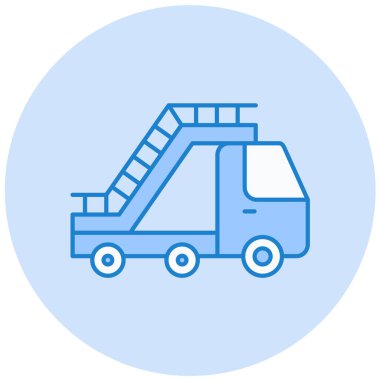 Kamyon. Web simgesi basit illüstrasyon