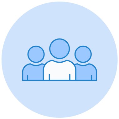 İnsan simgesinin vektör illüstrasyonu