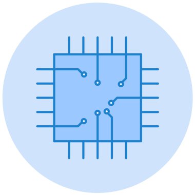 Devre kartı. Basit resimleme