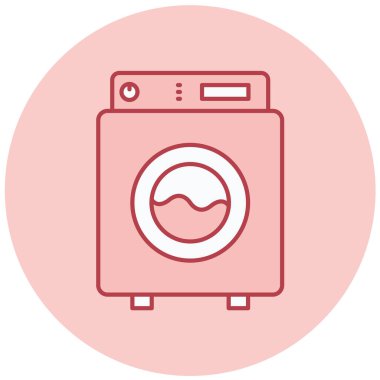 Çamaşır makinesi. Basit tasarım