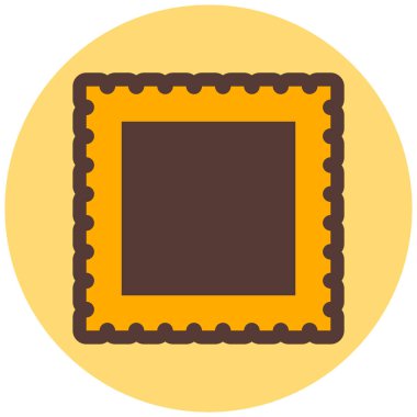 Gıda ve teknoloji sembolünün vektör çizimi