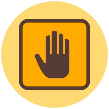 el simgesi, vektör illüstrasyonu