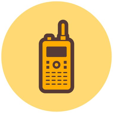 Walkie talkie simgesinin vektör çizimi